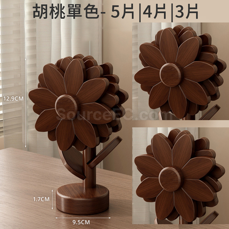 Customization Sunflower Wooden Heat-Resistant Mat Promotional Products
