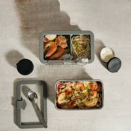 Customization Pure titanium glass lid lunch box Promotional Products