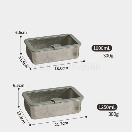 Customization Pure titanium glass lid lunch box Promotional Products
