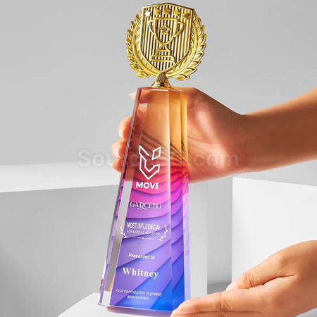 Customization Crystal Trophy Promotional Products