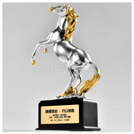 Customization Creative Horse-Shaped Trophy Promotional Products