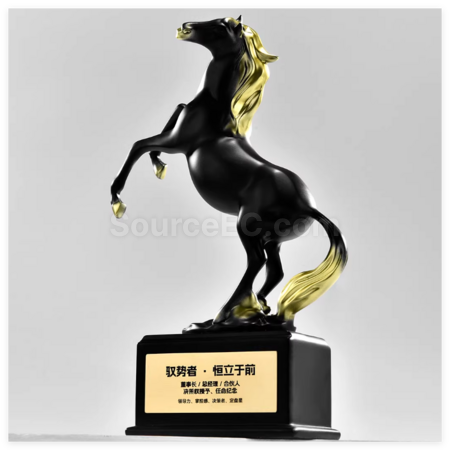 Customization Creative Horse-Shaped Trophy Promotional Products