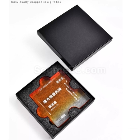 Customization High-End Gradient Creative Ligsaw Puzzle Crystal Trophy Promotional Products