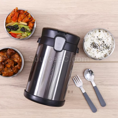 Customization Lock & Lock Large Capacity Stainless Steel Insulated Multi-Layer Lunch Box Promotional Products