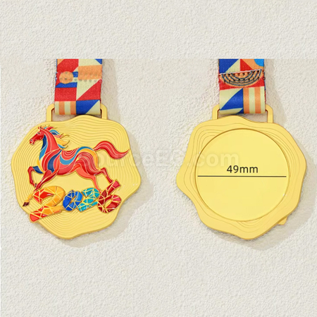 Customization Horse Metal Medals Promotional Products