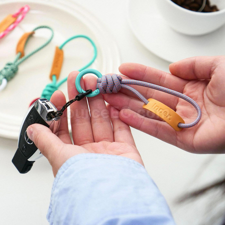 Customization Cowhide Lanyard Key Chain Promotional Products
