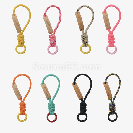 Customization Cowhide Lanyard Key Chain Promotional Products