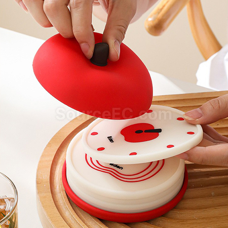 Customization Silicone Apple Insulated Coasters Promotional Products