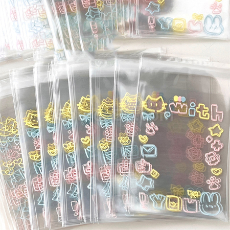 Customization Graffiti Self-Adhesive Bag Promotional Products