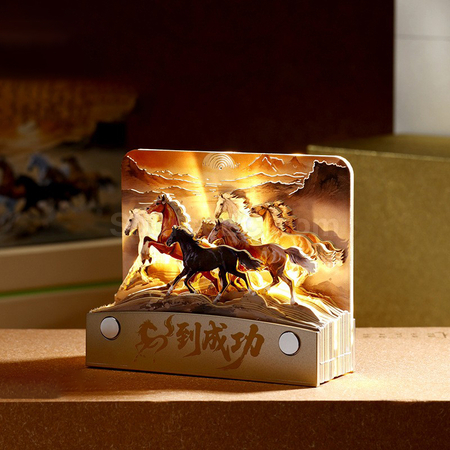 Customization Customizable Hand-Torn Calendar Paper Carved Lamp Promotional Products