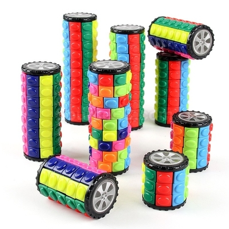 Customization Decompression Cylindrical Rubik's Cube Promotional Products