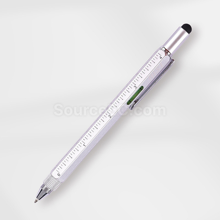 Customization Multifunctional touch head screwdriver ruler 6-in-1 ballpoint pen Promotional Products