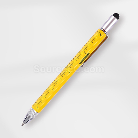 Customization Multifunctional touch head screwdriver ruler 6-in-1 ballpoint pen Promotional Products