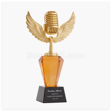 Customization Creative Metal Singing Trophy Promotional Products