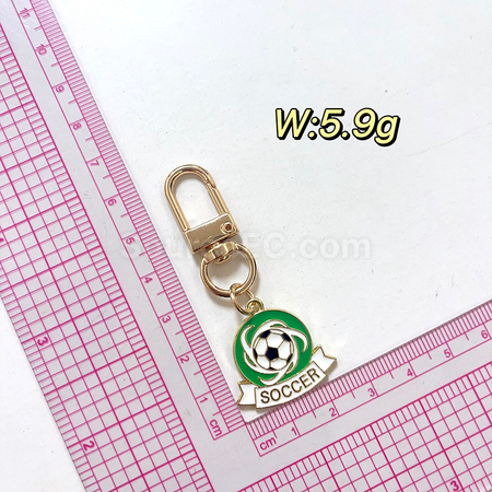 Customization World Cup football peripheral souvenir metal keychain pendant Promotional Products
