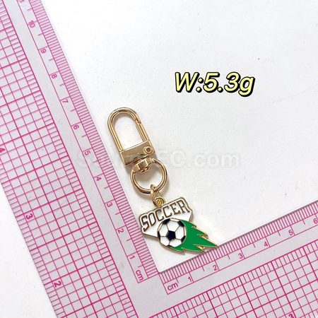 Customization World Cup football peripheral souvenir metal keychain pendant Promotional Products