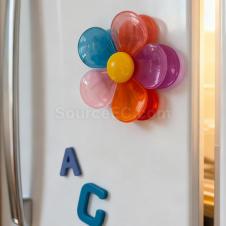 Customization Refrigerator Magnet Flower Sealing Clip Promotional Products