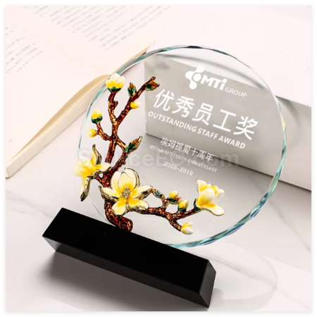 Customization  Crystal Trophy Promotional Products