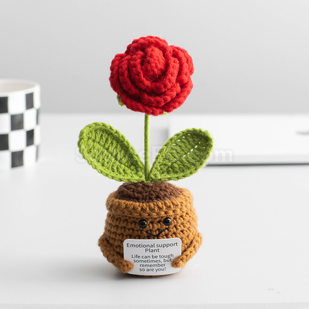 Customization Knitted flower plant pot Promotional Products