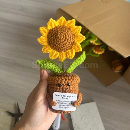 Customization Knitted flower plant pot Promotional Products