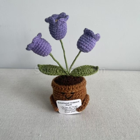 Customization Knitted flower plant pot Promotional Products