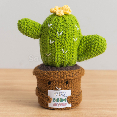 Customization Knitted flower plant pot Promotional Products