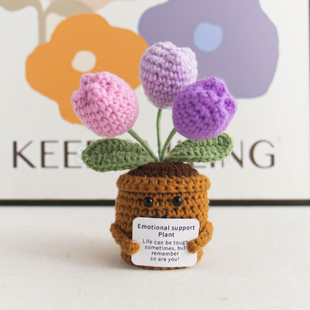 Customization Knitted flower plant pot Promotional Products