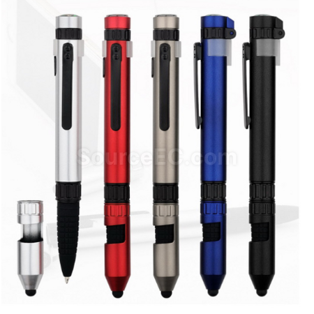 Customization Outdoor tool light pen, LED compass, touchscreen phone holder, ballpoint pen Promotional Products