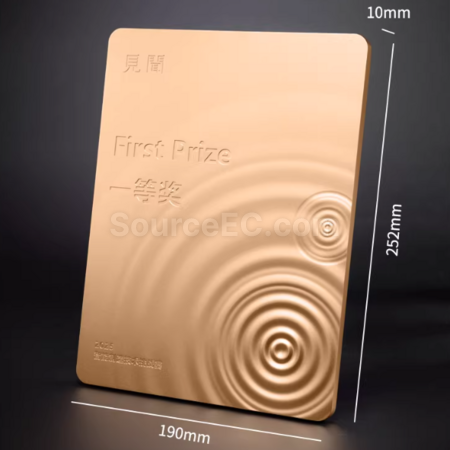 Customization Metal Ripple Medal Trophy Promotional Products