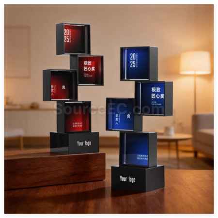 Customization Metal Crystal Trophy Promotional Products