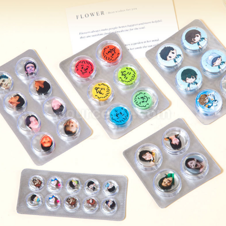 Customization Custom aluminum-sealed acrylic shaker pills Promotional Products
