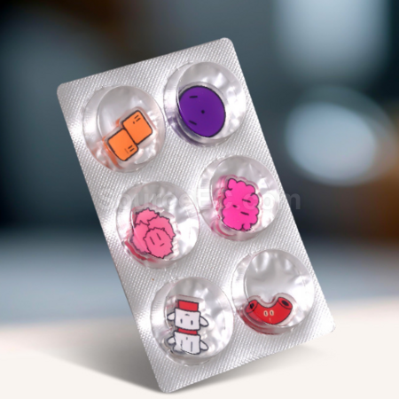 Customization Custom aluminum-sealed acrylic shaker pills Promotional Products