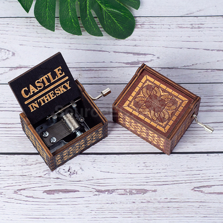 Customization Wooden hand-cranked music box Promotional Products