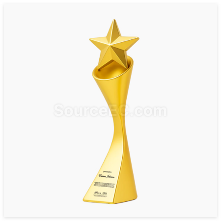 Customization Metal Star Trophy Promotional Products