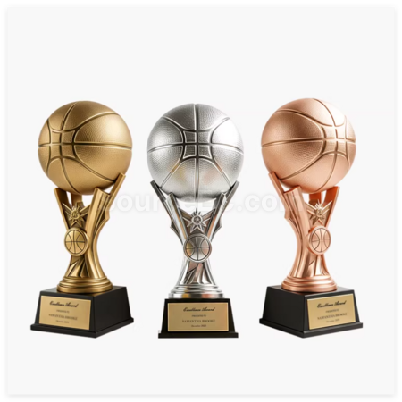 Customization Metal Basketball Trophy Promotional Products