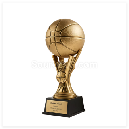 Customization Metal Basketball Trophy Promotional Products