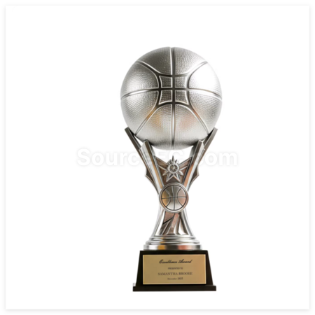 Customization Metal Basketball Trophy Promotional Products