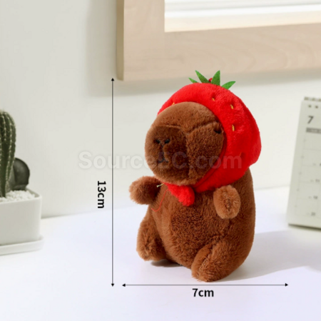 Customization Capybara plush doll keychain Promotional Products