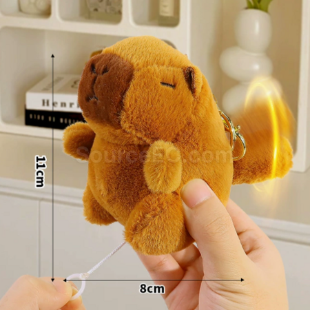 Customization Capybara plush doll keychain Promotional Products