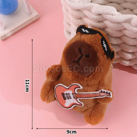 Customization Capybara plush doll keychain Promotional Products