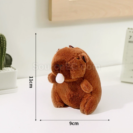 Customization Capybara plush doll keychain Promotional Products