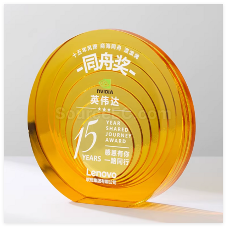 Customization Crystal Commemorative Plate Promotional Products