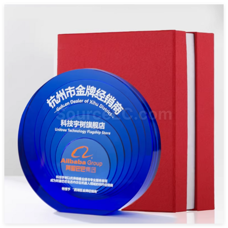 Customization Crystal Commemorative Plate Promotional Products