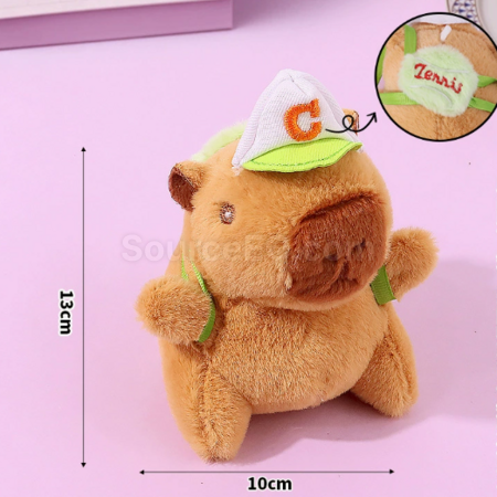 Customization Capybara plush doll keychain Promotional Products