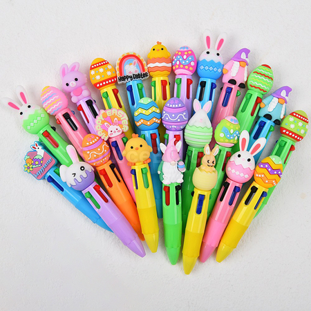 Customization Easter Cartoon Four-Color Pens Promotional Products