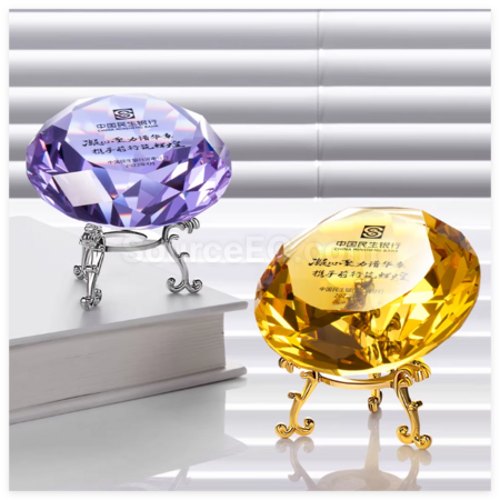 Customization Creative Diamond Crystal Trophy Promotional Products