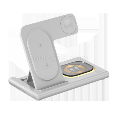 Customization 3-in-1 Magnetic Wireless Charger Promotional Products