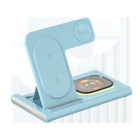 Customization 3-in-1 Magnetic Wireless Charger Promotional Products