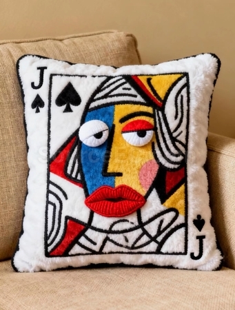 Customization Poker Throw Pillow Promotional Products