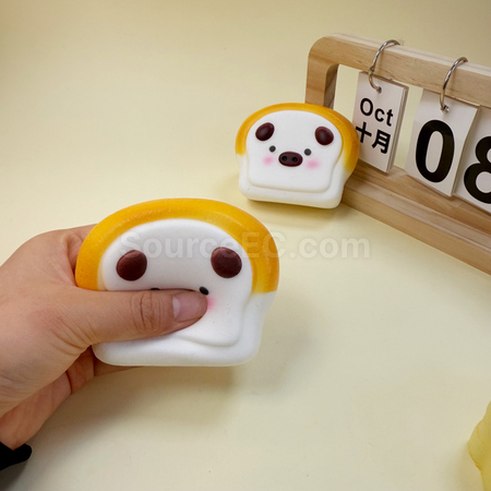 Customization Toast Little Pig Squishy Stress Relief Toy Promotional Products